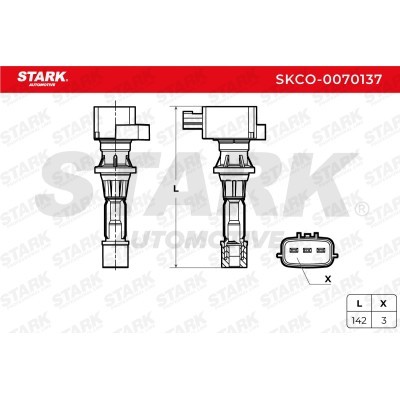 Ignition Coil Stark SKCO-0070137 SKCO-0070137 - photo 3