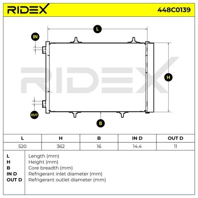 A/C condenser 448C0139 - photo 7