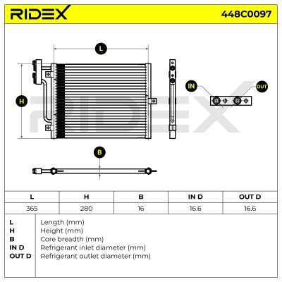 A/C condenser 448C0097 - photo 8