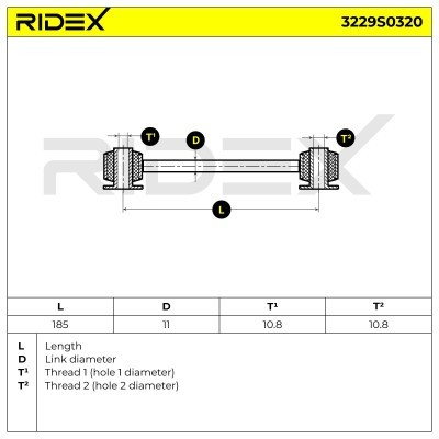 Stabilizer Link RIDEX 3229S0320 3229S0320 - photo 5