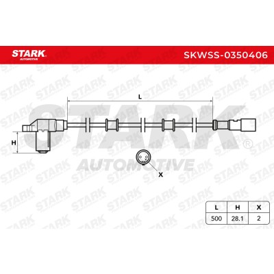 ABS Sensor Stark SKWSS-0350406 SKWSS-0350406 - photo 6