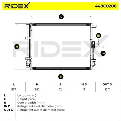 A/C condenser 448C0208 - photo 6