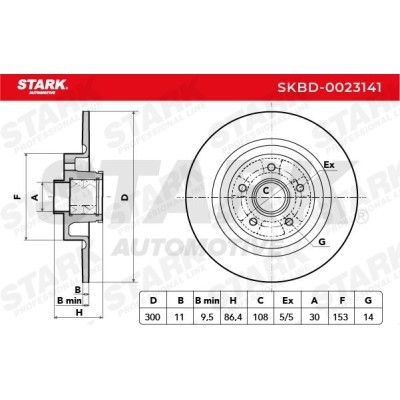 Brake Disc Stark SKBD-0023141 SKBD-0023141 - photo 4