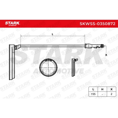 ABS Sensor Stark SKWSS-0350872 SKWSS-0350872 - photo 5
