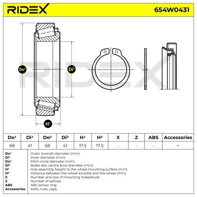 Wheel Bearing RIDEX 654W0431 654W0431 - photo 6