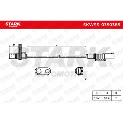 ABS Sensor Stark SKWSS-0350385 SKWSS-0350385 - photo 6