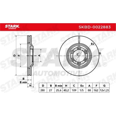 Brake Disc Stark SKBD-0022883 SKBD-0022883 - photo 5