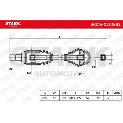 Drive Shaft Stark SKDS-0210582 SKDS-0210582 - photo 7
