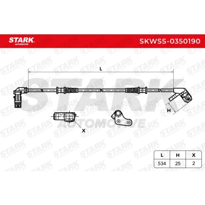 ABS Sensor Stark SKWSS-0350190 SKWSS-0350190 - photo 5