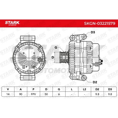 Alternator Stark SKGN-03221579 SKGN-03221579 - photo 6