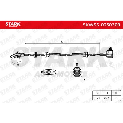 ABS Sensor Stark SKWSS-0350209 SKWSS-0350209 - photo 6