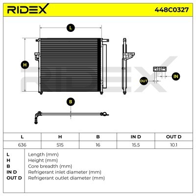 A/C condenser 448C0327 - photo 5