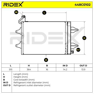 A/C condenser 448C0102 - photo 8