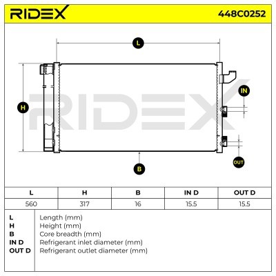 A/C condenser 448C0252 - photo 9
