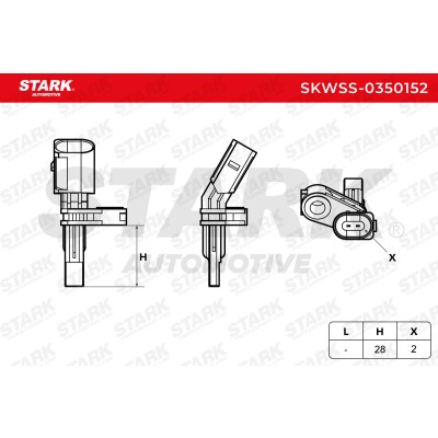 ABS Sensor Stark SKWSS-0350152 SKWSS-0350152 - photo 5