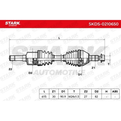Drive Shaft Stark SKDS-0210650 SKDS-0210650 - photo 7