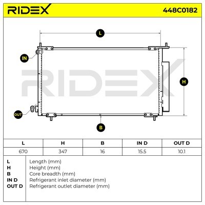 A/C condenser 448C0182 - photo 7