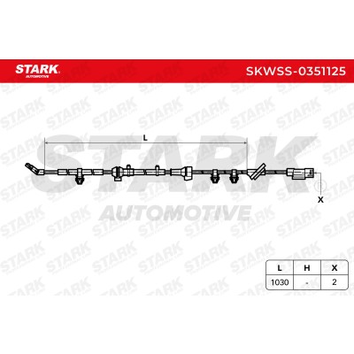 ABS Sensor Stark SKWSS-0351125 SKWSS-0351125 - photo 5