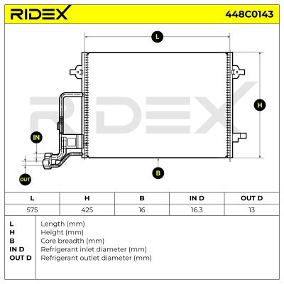 A/C condenser 448C0143 - photo 5