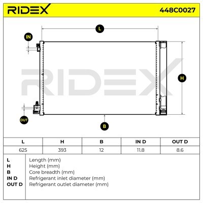 A/C condenser 448C0027 - photo 7