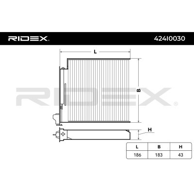 Cabin Air Filter RIDEX 424I0030 424I0030 - photo 3