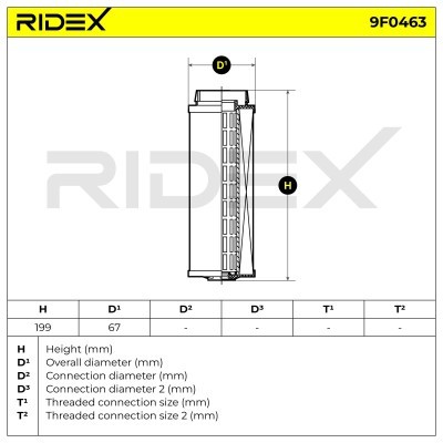 Fuel Filter RIDEX 9F0463 9F0463 - photo 4