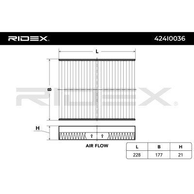 Cabin Air Filter RIDEX 424I0036 424I0036 - photo 4