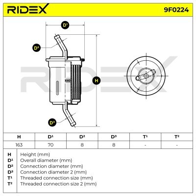 Fuel Filter RIDEX 9F0224 9F0224 - photo 6