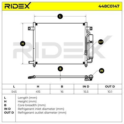 A/C condenser 448C0147 - photo 8