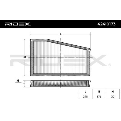 Cabin Air Filter RIDEX 424I0173 424I0173 - photo 4