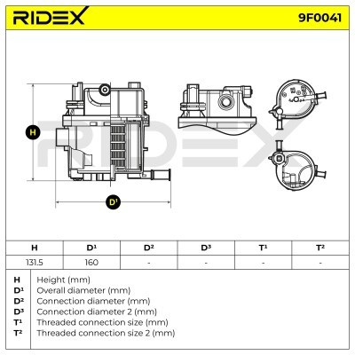 Fuel Filter RIDEX 9F0041 9F0041 - photo 7