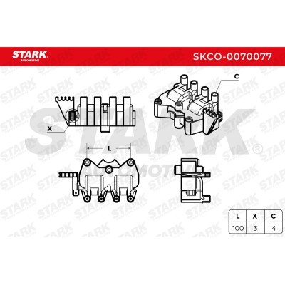 Ignition Coil Stark SKCO-0070077 SKCO-0070077 - photo 4