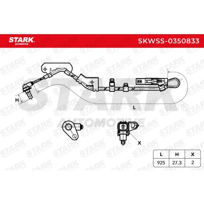 ABS Sensor Stark SKWSS-0350833 SKWSS-0350833 - photo 7