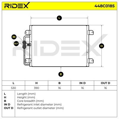 A/C condenser 448C0185 - photo 7