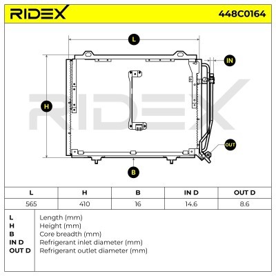 A/C condenser 448C0164 - photo 7