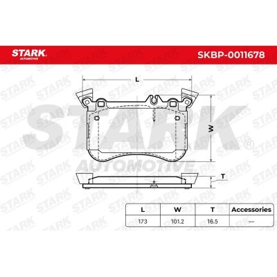 Brake Pads Set Stark SKBP-0011678 SKBP-0011678 - photo 5