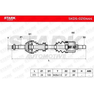 Drive Shaft Stark SKDS-0210444 SKDS-0210444 - photo 3