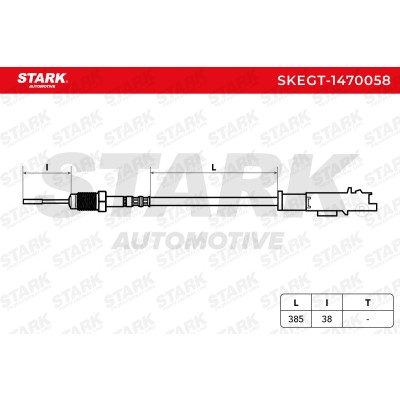 Exhaust gas temperature sensor Stark SKEGT-1470058 SKEGT-1470058 - photo 6