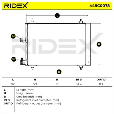 A/C condenser 448C0078 - photo 9