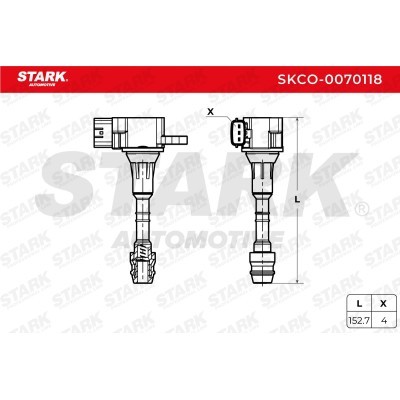 Ignition Coil Stark SKCO-0070118 SKCO-0070118 - photo 3