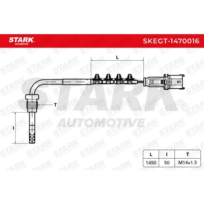 Exhaust gas temperature sensor Stark SKEGT-1470016 SKEGT-1470016 - photo 5
