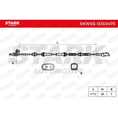 ABS Sensor Stark SKWSS-0350475 SKWSS-0350475 - photo 6