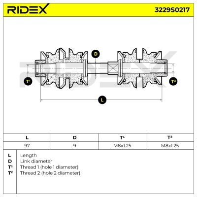 Stabilizer Link RIDEX 3229S0217 3229S0217 - photo 10