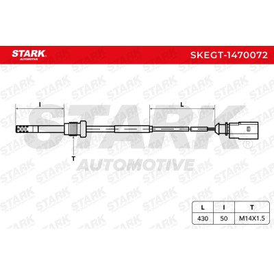 Exhaust gas temperature sensor Stark SKEGT-1470072 SKEGT-1470072 - photo 6
