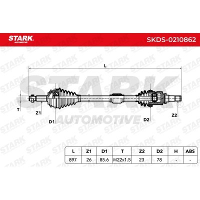 Drive Shaft Stark SKDS-0210862 SKDS-0210862 - photo 8