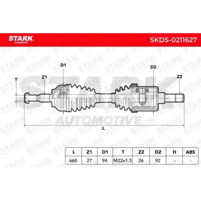 Drive Shaft Stark SKDS-0211627 SKDS-0211627 - photo 7