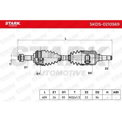 Drive Shaft Stark SKDS-0210569 SKDS-0210569 - photo 7