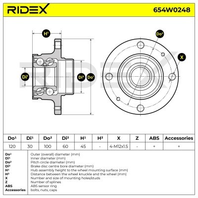 Wheel Bearing RIDEX 654W0248 654W0248 - photo 5