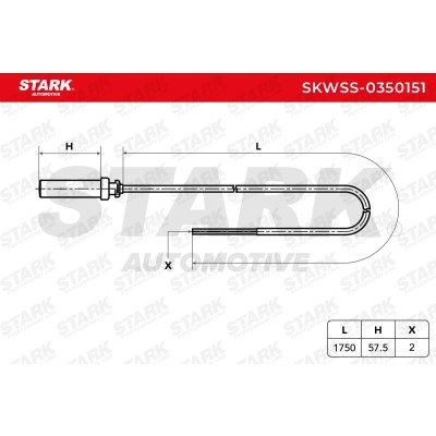 ABS Sensor Stark SKWSS-0350151 SKWSS-0350151 - photo 5