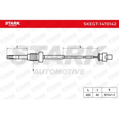 Exhaust gas temperature sensor Stark SKEGT-1470142 SKEGT-1470142 - photo 6